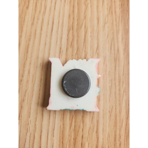 WELCOME Resin Letter Magnet Lot Floral Cottagecore Missing C & E + Whisk Magnet - Picture 12 of 14